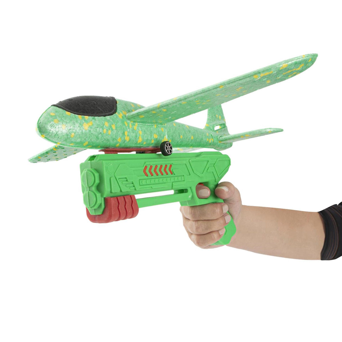Moxy-Schaumstoffflugzeug 35 cm mit Werfer