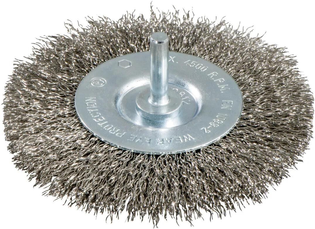 Metabo -Rundenbürste mit 6 mm Shaf d = 100 mm Stahl
