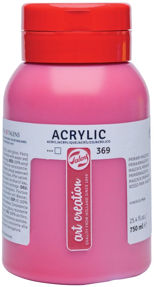 Talens Art Creation Acrylfarbtopf 750 ml Primärmagenta 369