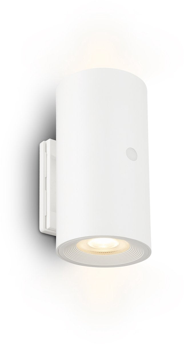 B.k.licht briloner misy – wiederaufladbare Wandleuchte – ohne Bohren Stromanschluss – dimmbar mit Touch – warmweißes Licht – weiß – ø6 x 12 cm