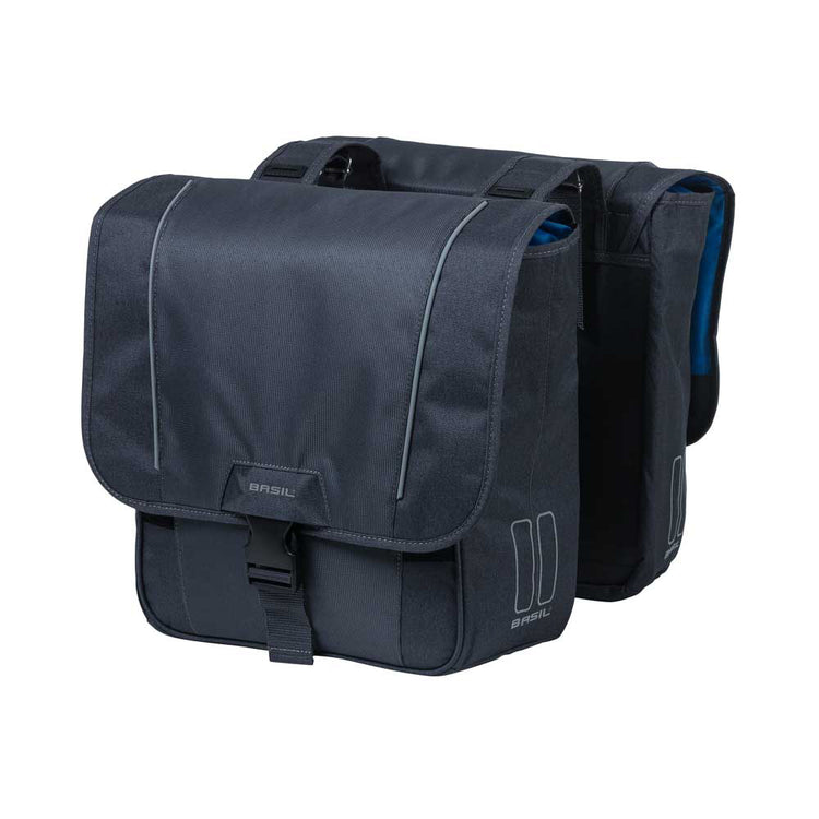 Basil Sport Design Doppel-Fahrradtasche Grau