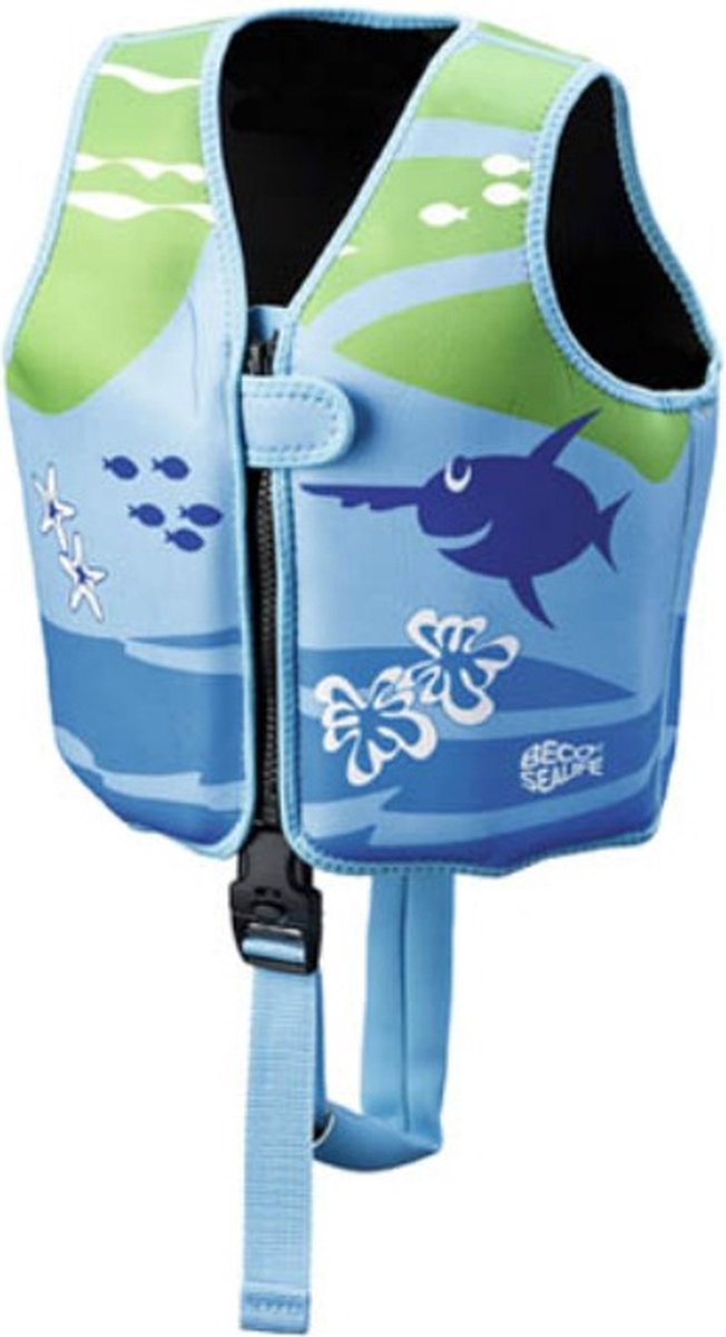 Beco-sealife® - Schwimmweste Schwimmweste Kind - Blau Grün - S: 15-18 kg