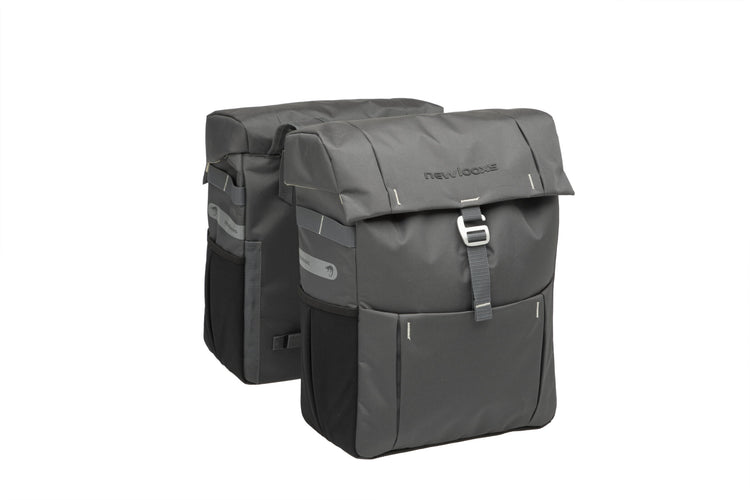 Vigo Double - Sporty Double Bicycle Bag, grau