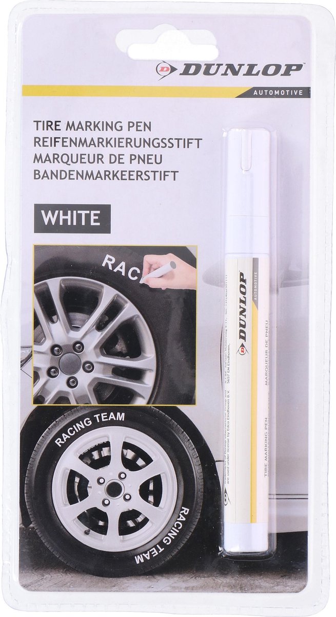 Dunlop Reifenmarker 4,5 ml weiß