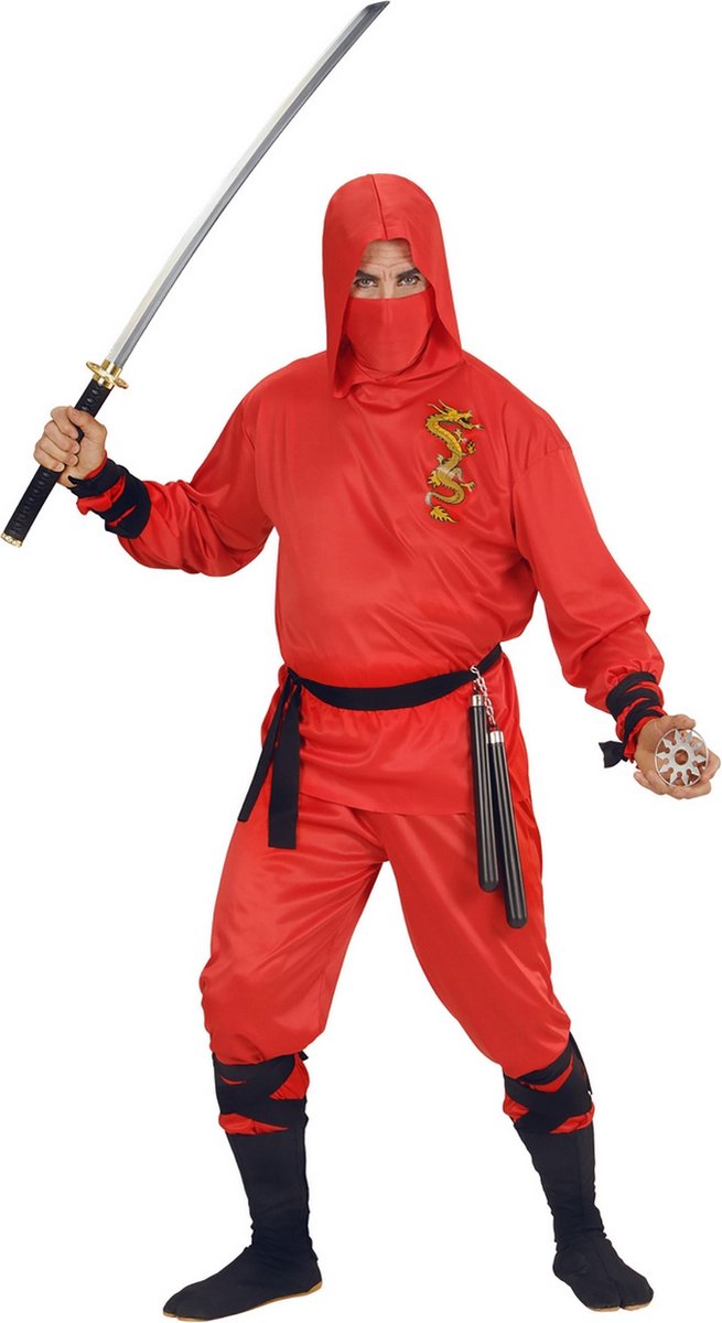 Finidi Red Dragon Ninja-Anzüge für Erwachsene