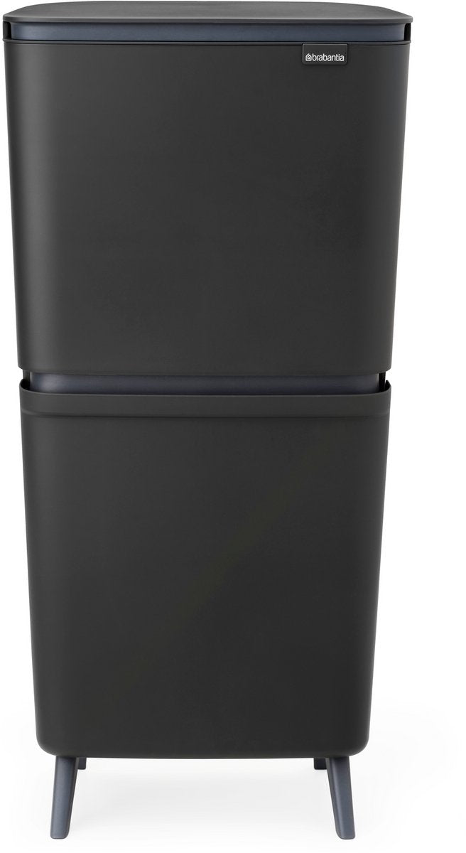 Brabantia Sortup Hi Abfallbehälter 20 + 25 Liter – Mülltrennung – Dunkelgrau