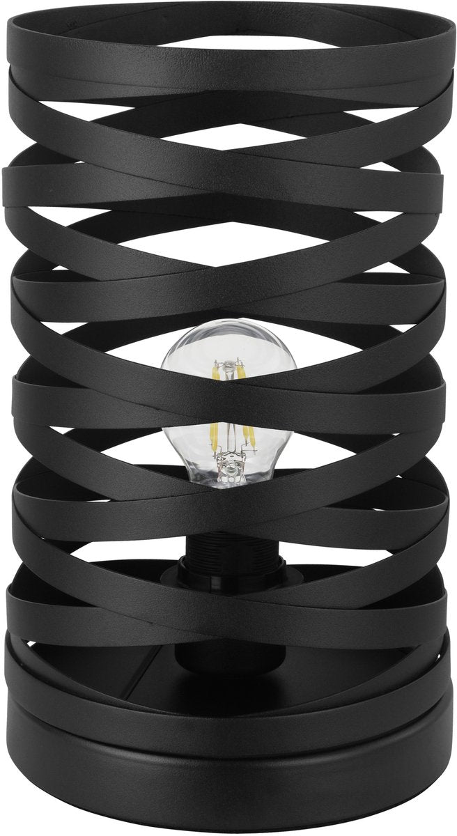 Eglo Cremela Tischlampe – E27 – 29 cm – Schwarz – Stahl
