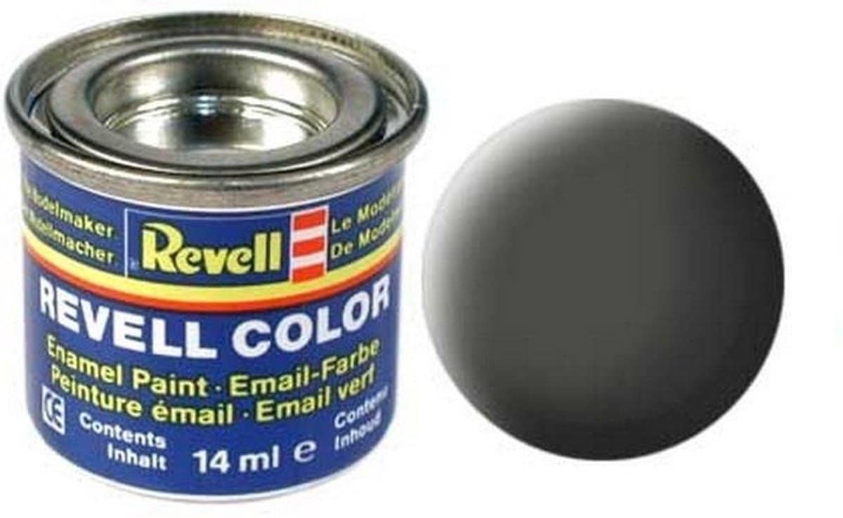 Revell Farbe für Modellgebäude Nummer 65 Bronze -grüne Matte