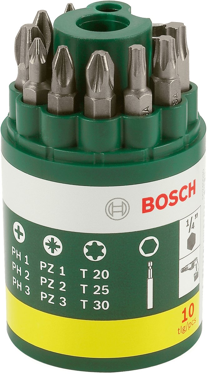 Bosch Schraubendreher-Bit-Set – 10-teilig
