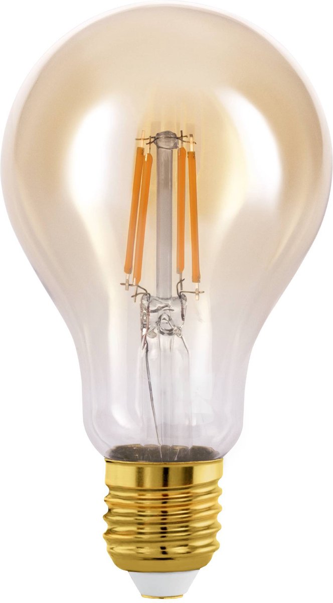 Eglo LED-Lampe Vintage-Look - E27 - ø 7,5 cm - E27 - Bernstein