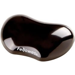 Mauspad mit Handgelenkstütze Fellowes Crystals™ Gel schwarz