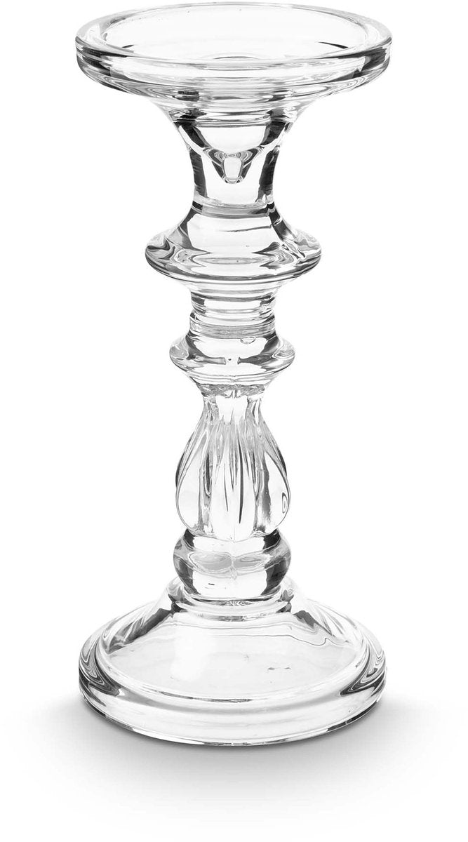 Vtwonen - Kerzenständer - transparent - Glas - 10x21cm