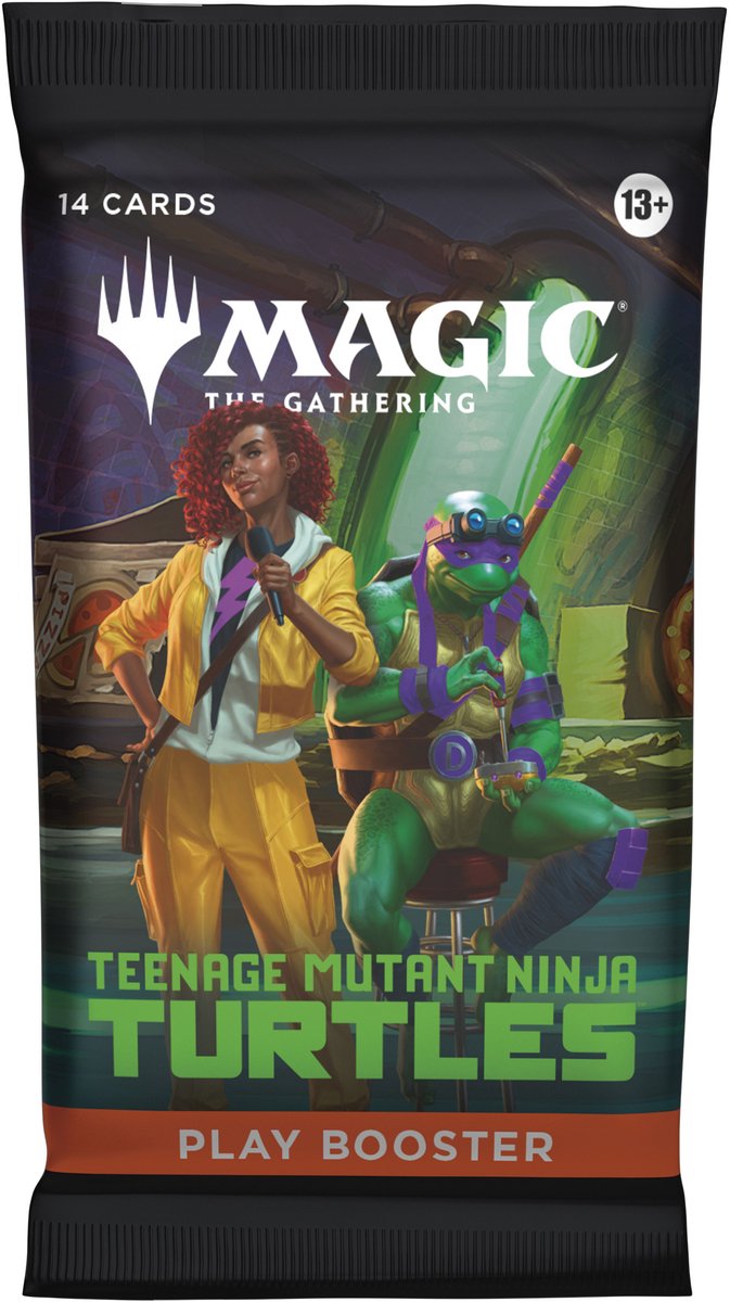 Asmodee Magic the Gathering Spielkarten Teenage Mutant Ninja Turtles Box.