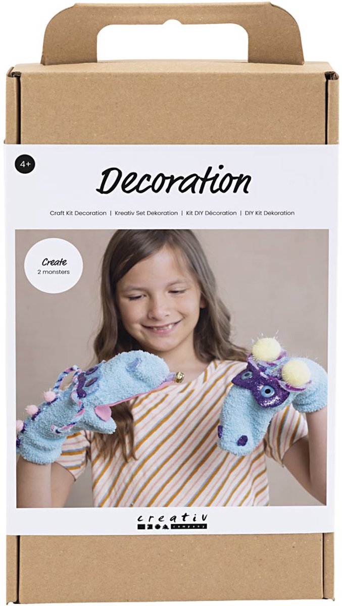 Creativ Company Hobbyset Socken Monster