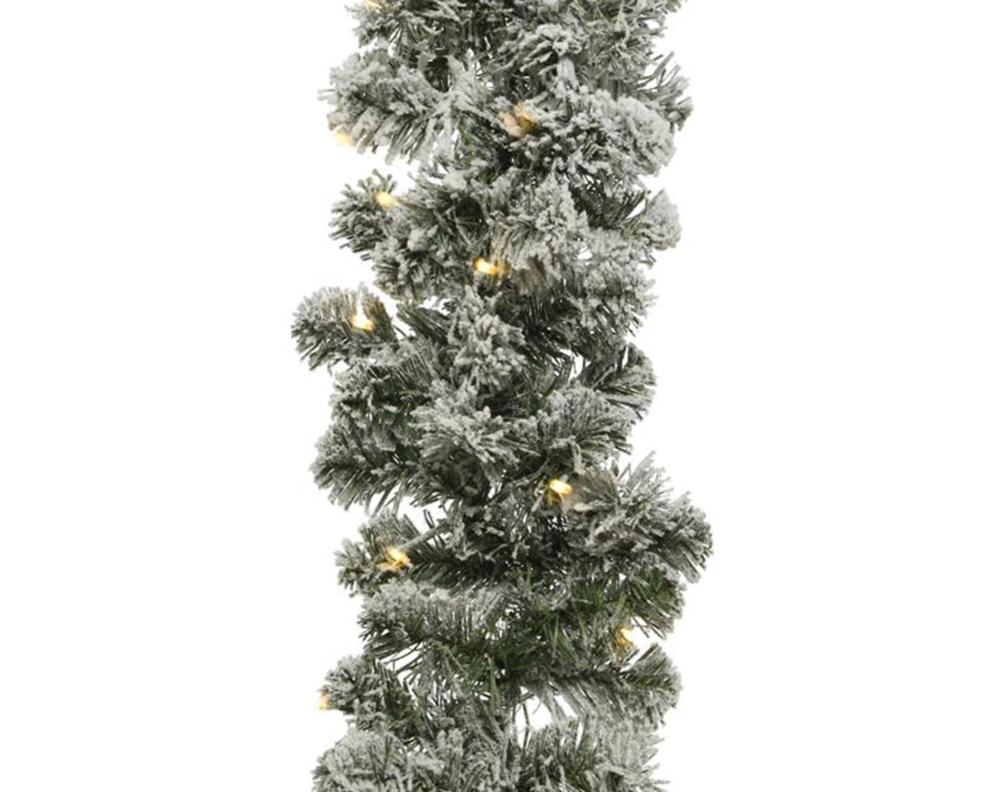 Decoris Imperial Girlande Schnee 270x25 50led
