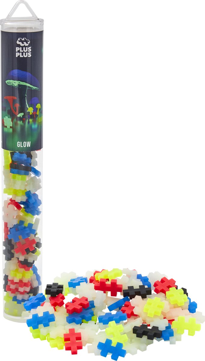 Plus Plus Tube Glow Plus-Plus: 100 Stück (4282)