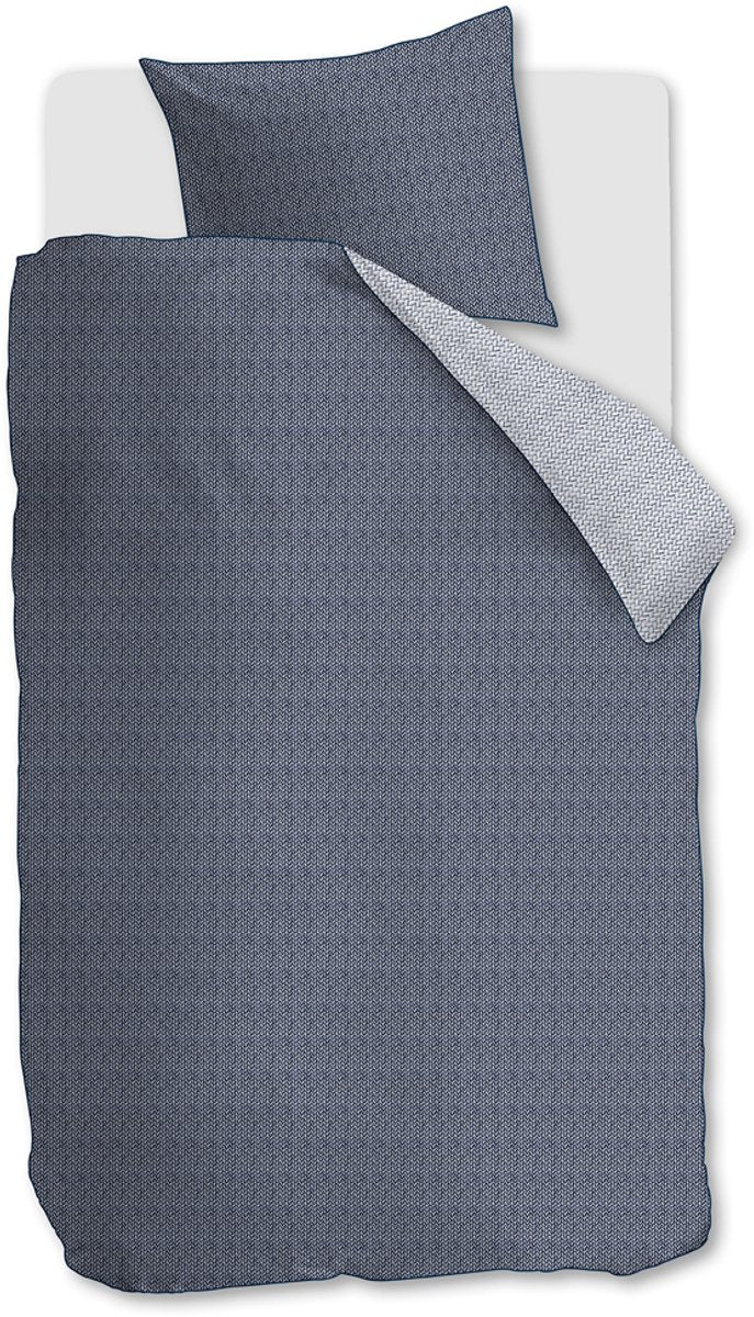Riviera Maison gedrehter Bettbezug – Einzelbett – 140 x 200 220 – Blau
