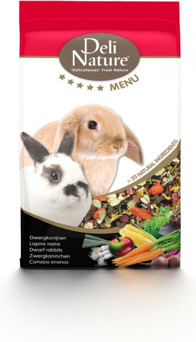 Deli Nature 5-Sterne-Menü Zwergkaninchen 750 gr