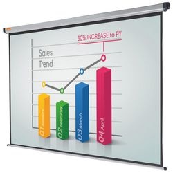 Projektionswand Nobo Wandmontage 4:3 1350x2000mm