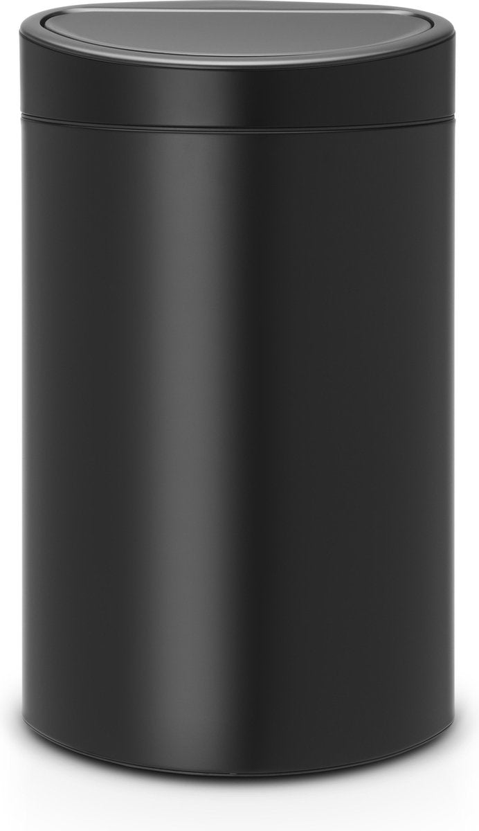 Brabantia Touch Bin Abfallbehälter – 40 Liter – Mattschwarz