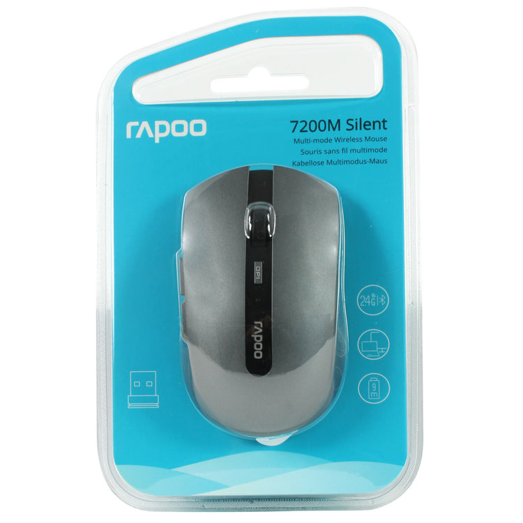 Rapoo Rapoo Maus MM 2,4 GHz Grau 7200