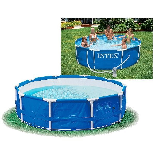 Intex 28212GS Rahmen Schwimmbad 366x76cm + Pumpe