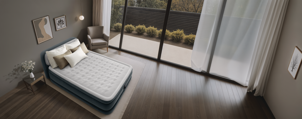 Intex Ultra Plush Air Bett mit Kopfteil