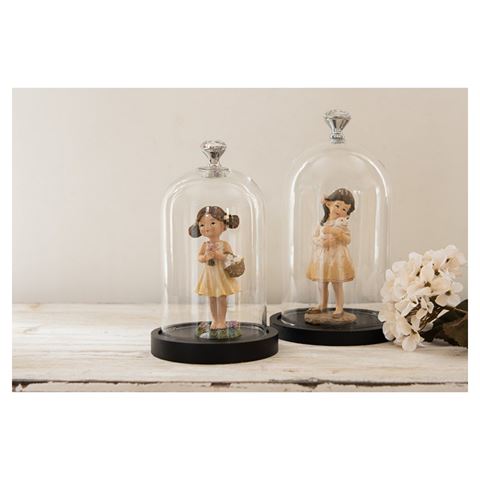 Clayre Eef Clayre EEF 6GL2544 Stolp transparent 14x25 cm