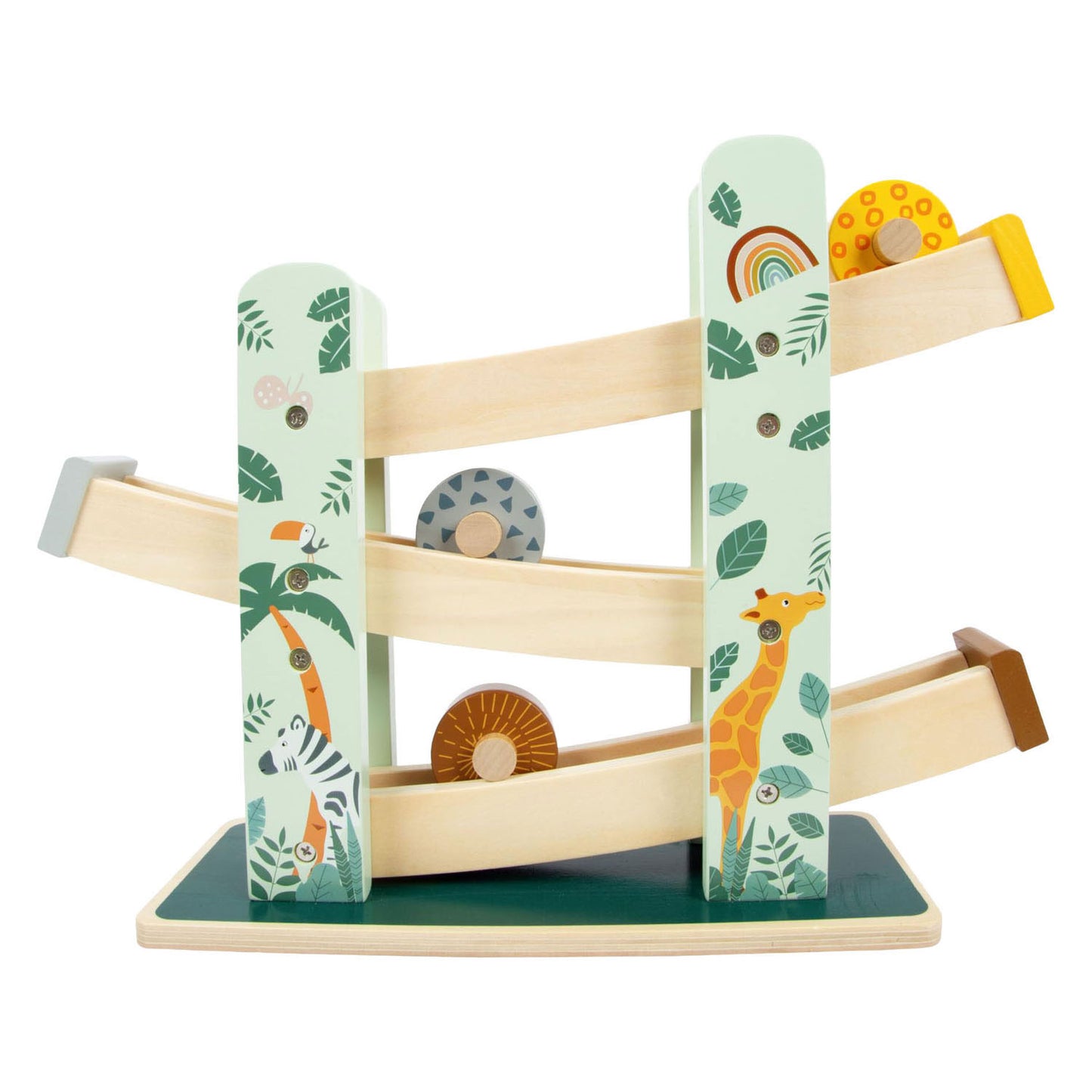 Rollenbahn aus Holz