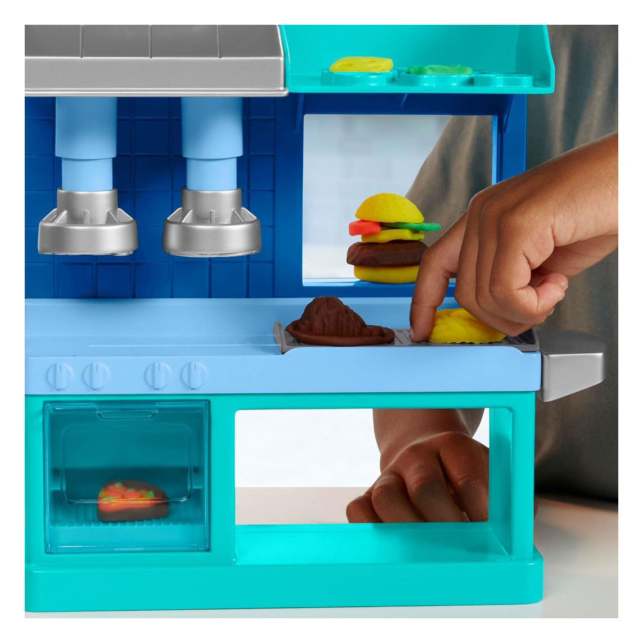 Playdoh -geschäftiges Köche Restaurant