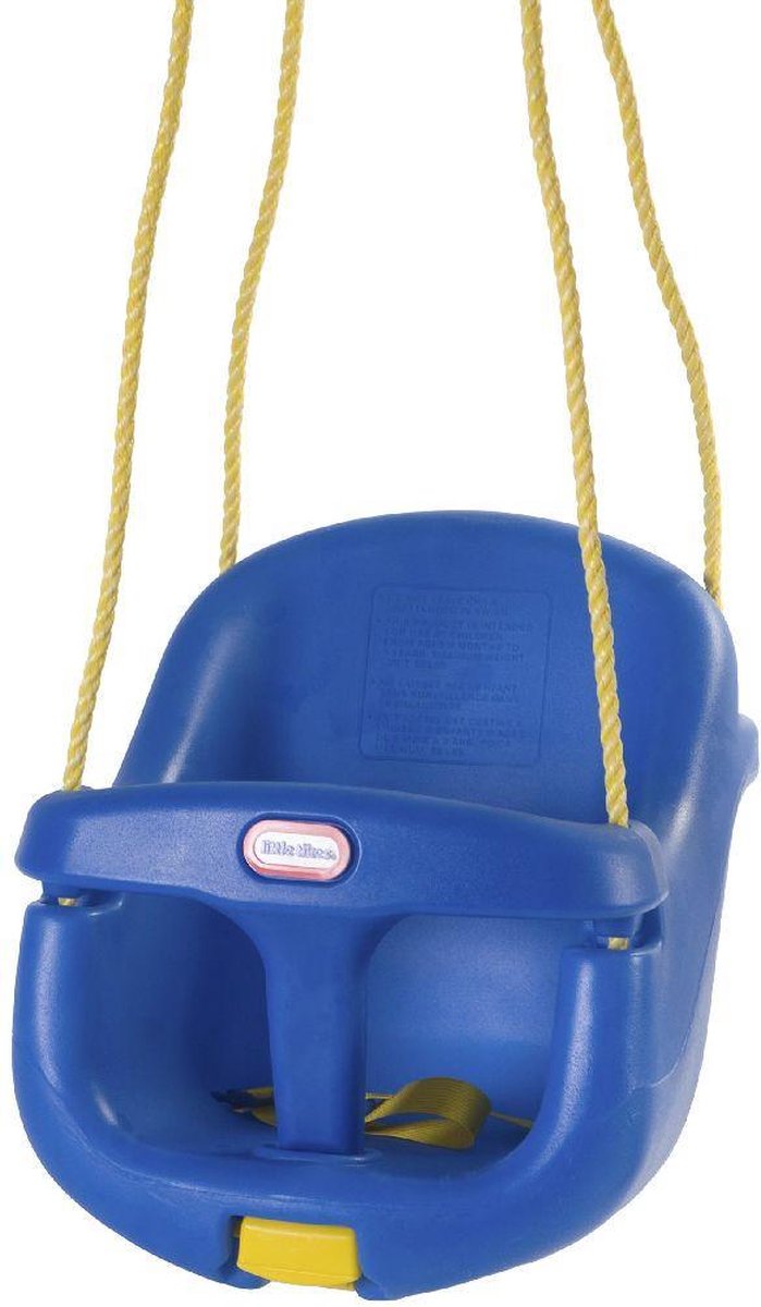 Little Tikes Kleinkind-Schaukel mit hoher Rückenlehne – blaue Schaukel