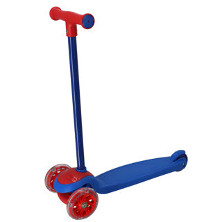Alert Step Scooter Dreirad blau rot