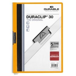 Schnellbefestiger Duraclip langlebig 30 A4 Orange
