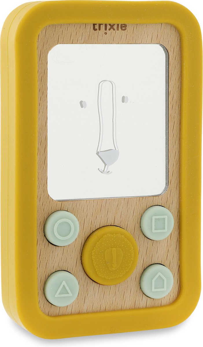Trixie Holz Silikon Baby Telefon Mr. Lion