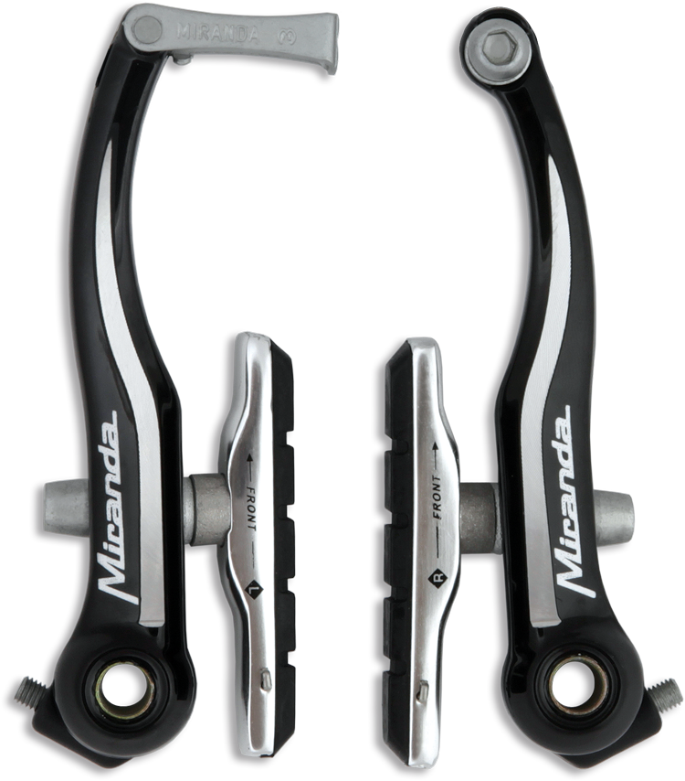 Miranda V-Brake Sirius Matt Black Universal vorne oder hinten