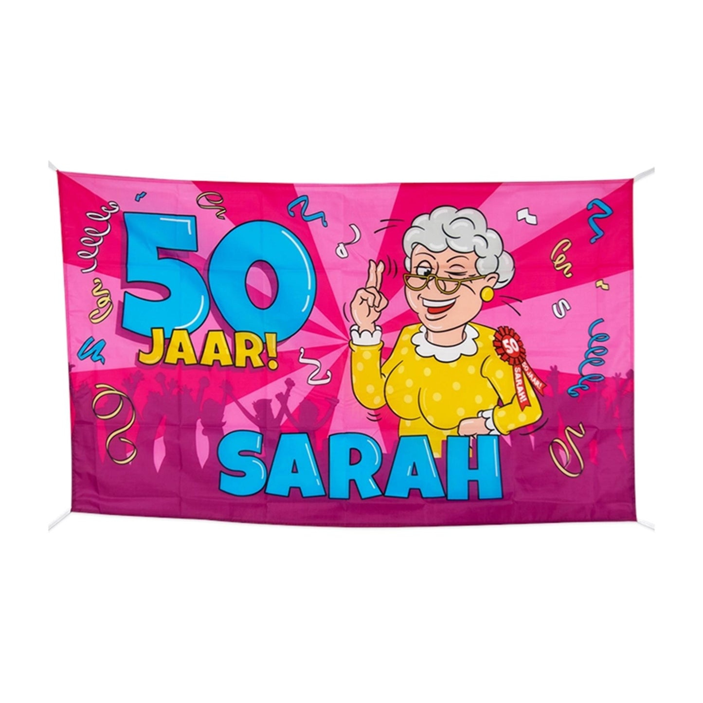 Paperdreams Fassadenfahne xxl Sarah Cartoon