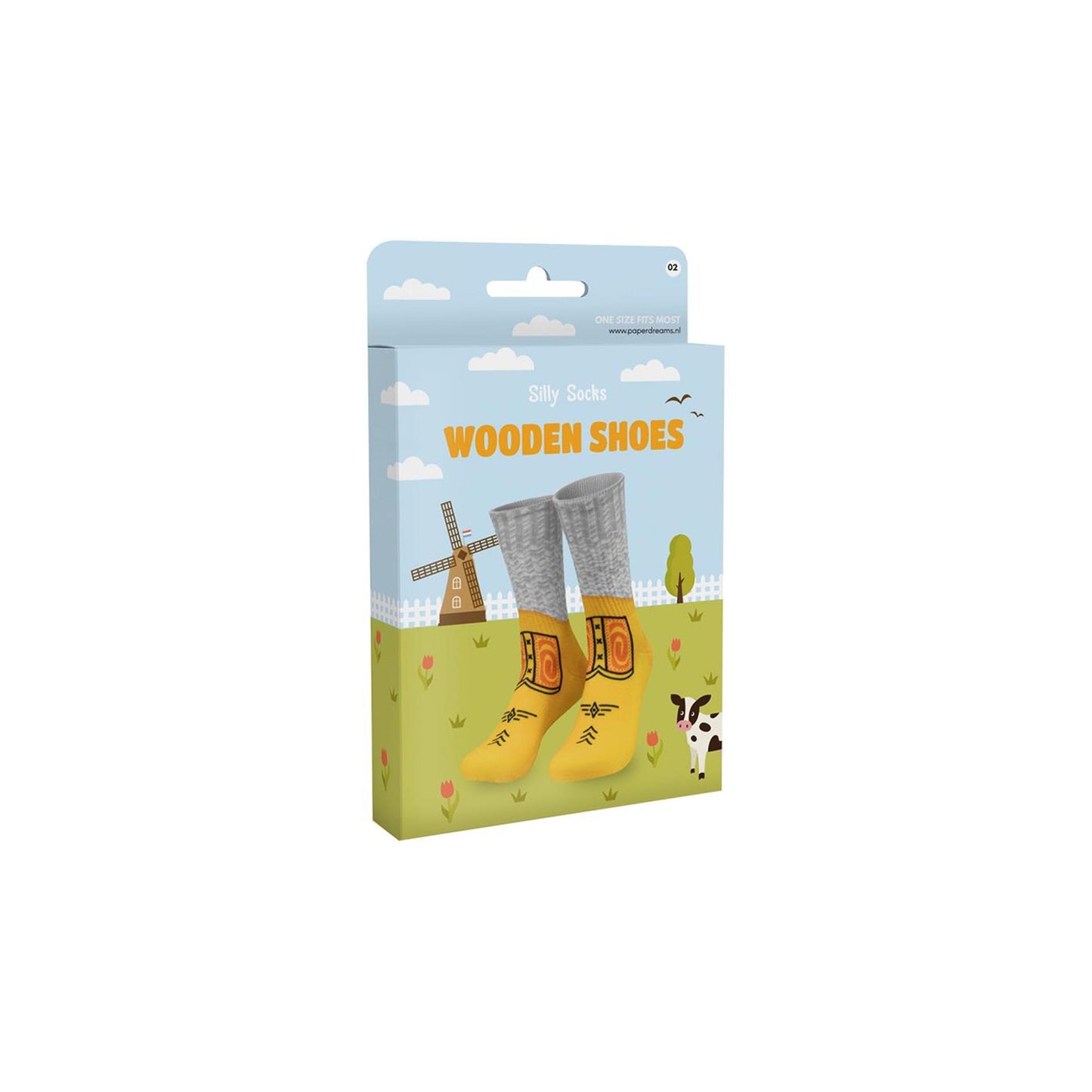 Paperdreams lustige Socken – Clogs