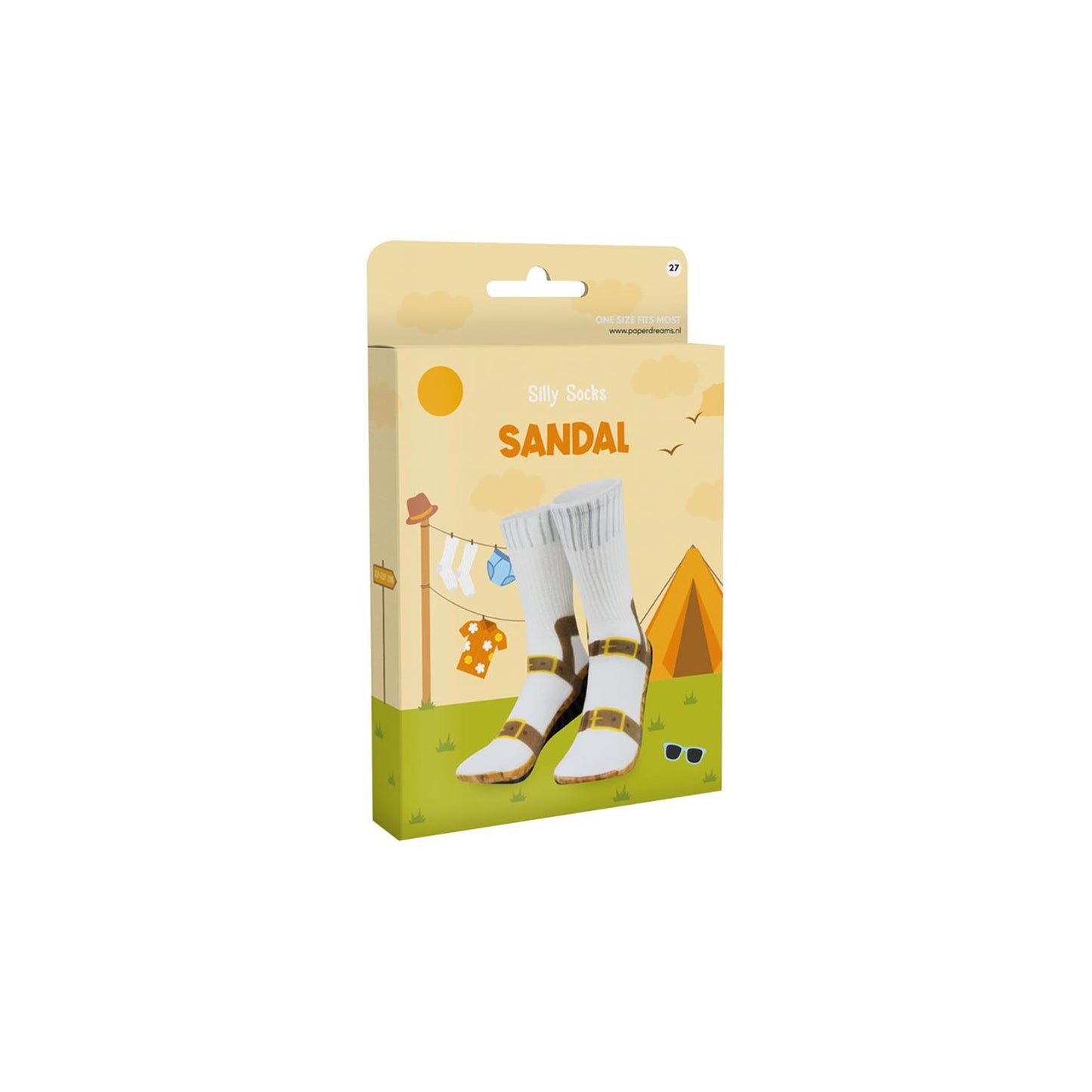 Paperdreams alberne Socken – Sandale