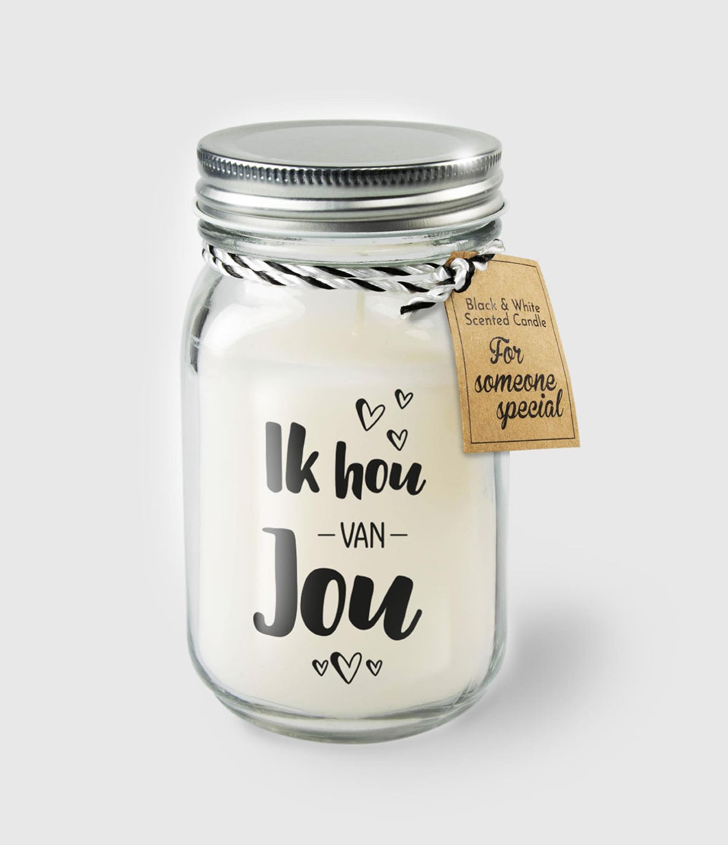 Paperdreams Duftkerze im Glas – Ich liebe dich