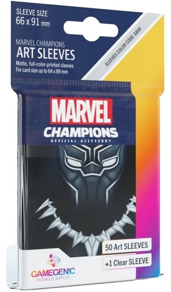 Marvel Brettspielhüllen „Champions: Black Panther“ 66 x 91 mm (51 Stück) - Zubehör