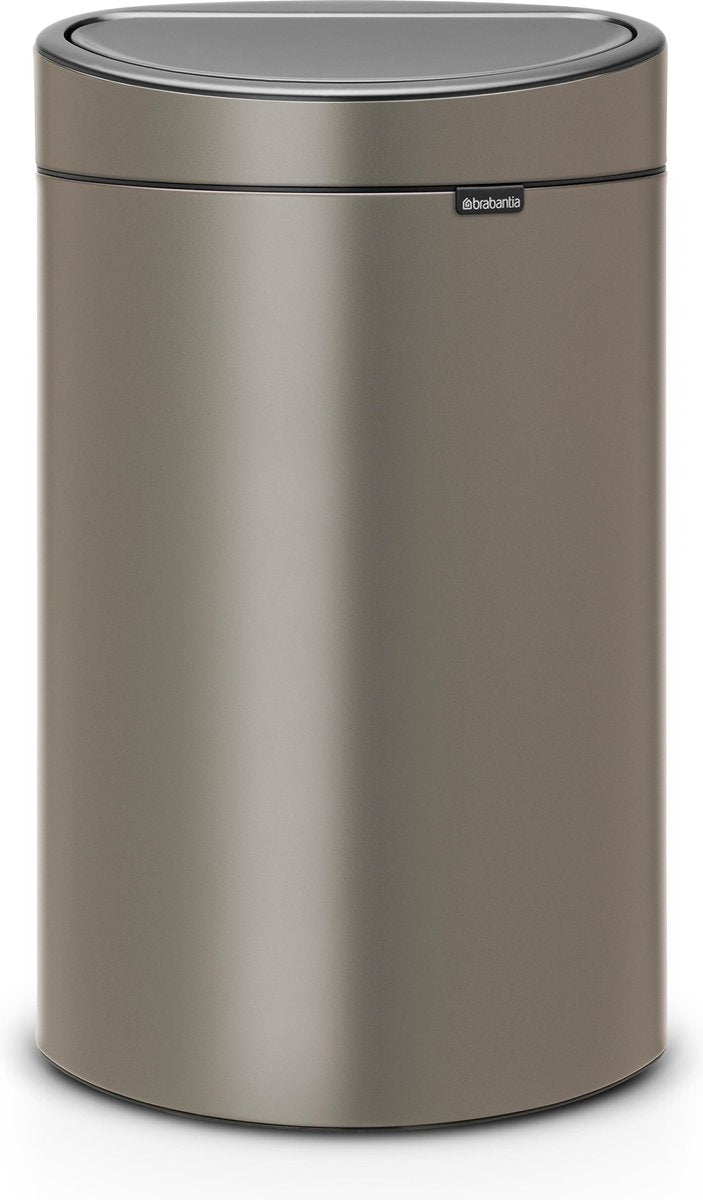 Brabantia Touch Bin Abfallbehälter – 10+23 Liter – Mülltrennung – Platin