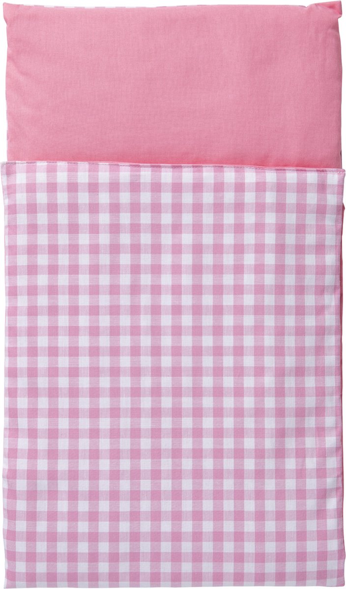 Van Dijk Toys – Bettbezug – rosa kariert