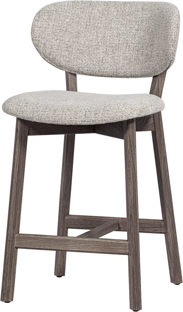Woood Udar Barstuhl mit Holzgestell – Holz – Braun – 94 x 51 x 58