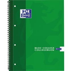 Spiralblock Oxford 32300 A4 90V sortiert