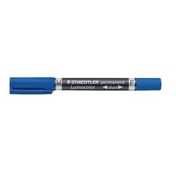 Permanentmarker Staedtler Lumocolor Permanent Duo 348 blau