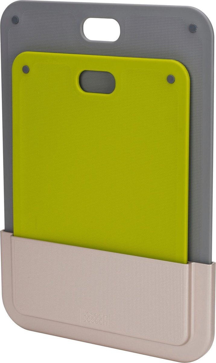 Joseph Joseph – Doorstore-Halter mit 2 Schneidebrettern – Polypropylen – mehrfarbig