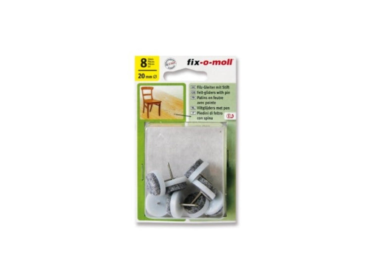 Fix-o-moll Filzgleiter mit Stift ø20mm