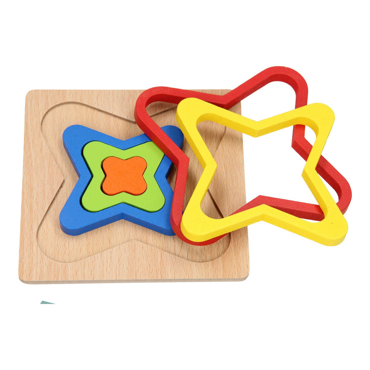 Holzform -Puzzle Schmetterlingsform