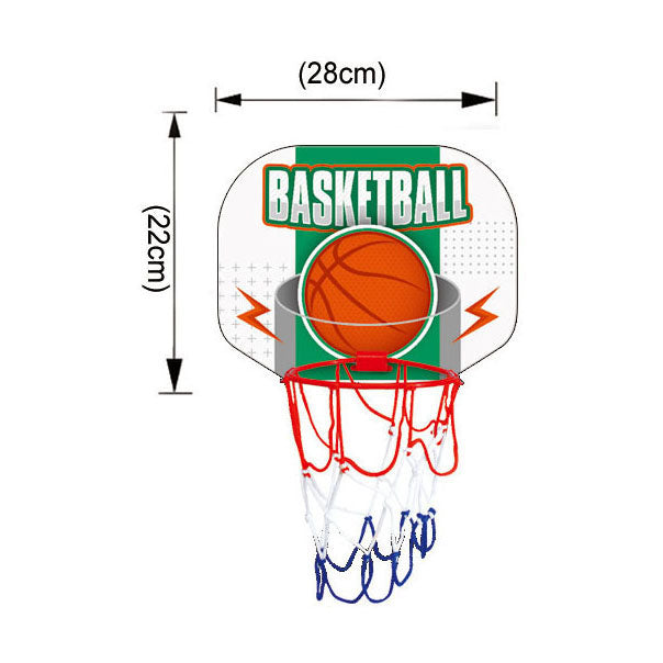 Basketballbrett mit Ball