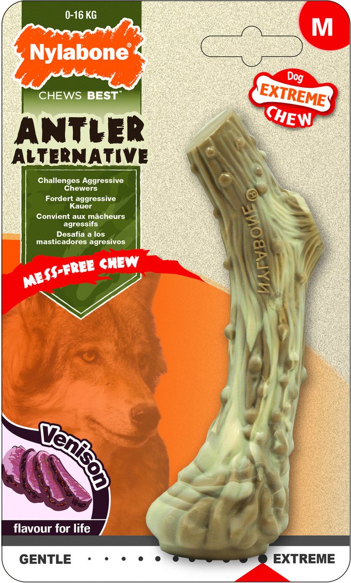 Nylabon Extreme Kaugeweihknochen Hert Geschmack